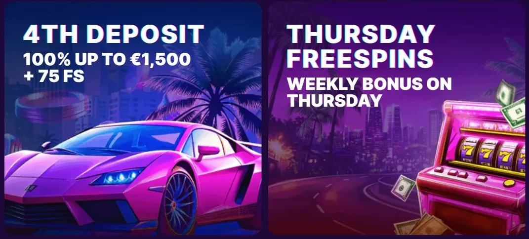 4th Deposit en Thursday Freespins